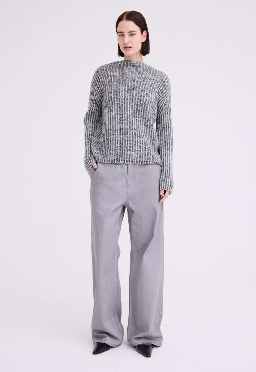 Jac + Jack Alum Foiled Cotton Pant - Oxide Grey